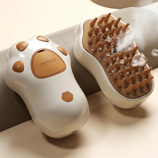 3-in-1 Steam Brush for Pet Grooming