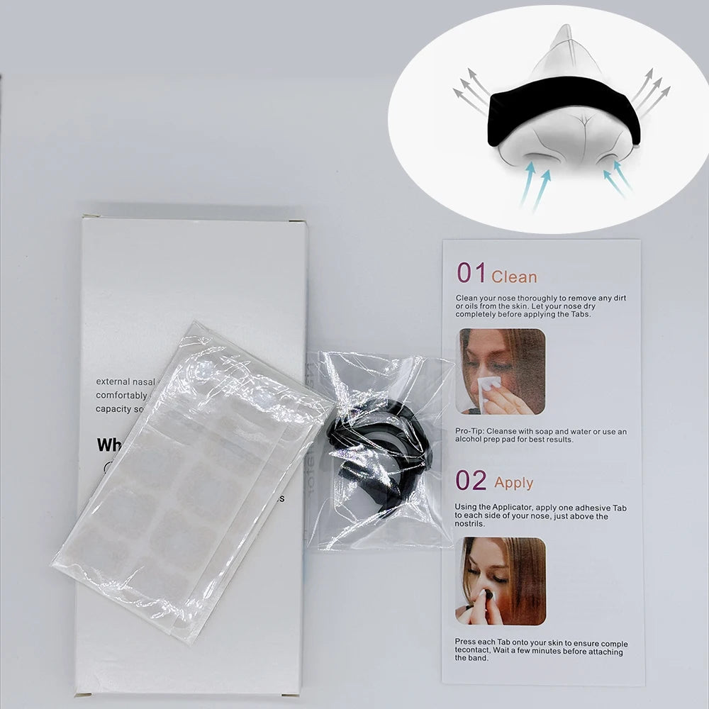 Nasal Breathing Dilator Starter Kit – Anti-Snoring Magnetic Nose Strips for Better Sleep, Improved Breathing & Enhanced Athletic Performance