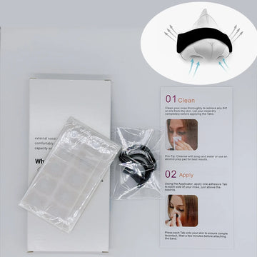 Nasal Breathing Dilator Starter Kit – Anti-Snoring Magnetic Nose Strips for Better Sleep, Improved Breathing & Enhanced Athletic Performance