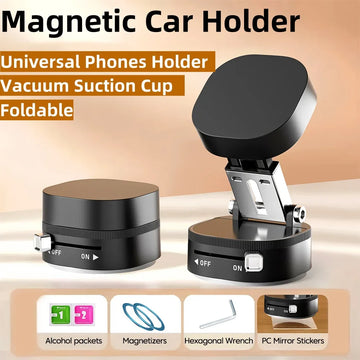 Magnetic Phone Holder Portable Multifunctional Foldable Car Holder