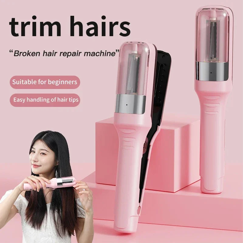 Cordless Hair Ends Trimmer – Professional Split End Remover for Dry, Damaged, and Brittle Hair