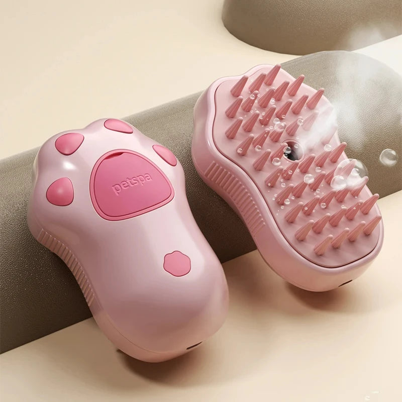 3-in-1 Steam Brush for Pet Grooming